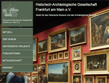 Tablet Screenshot of hag-frankfurt.de